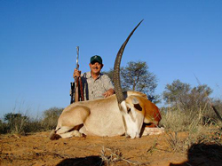 Oryx hunting in South Africa